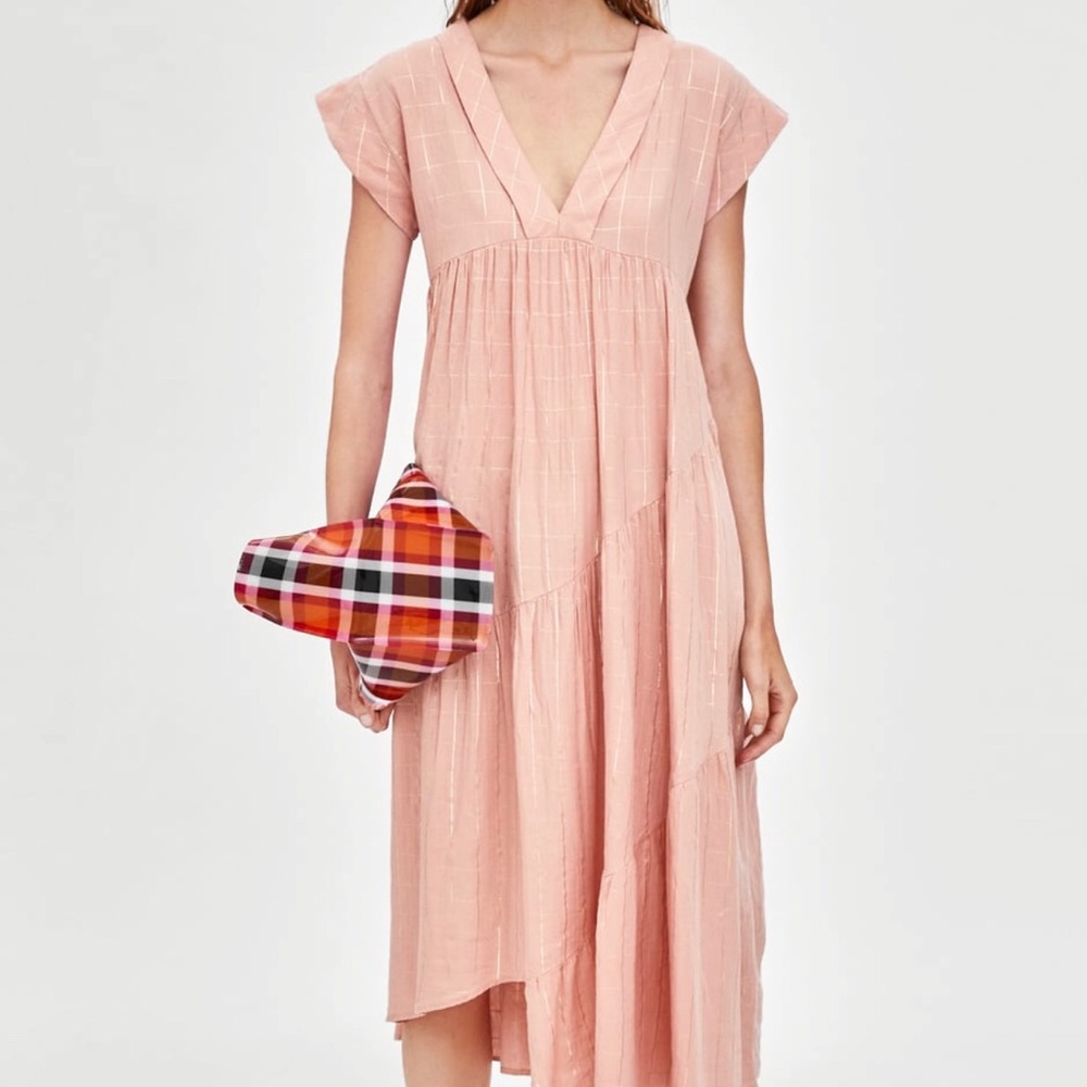 Pink ZARA shift dress